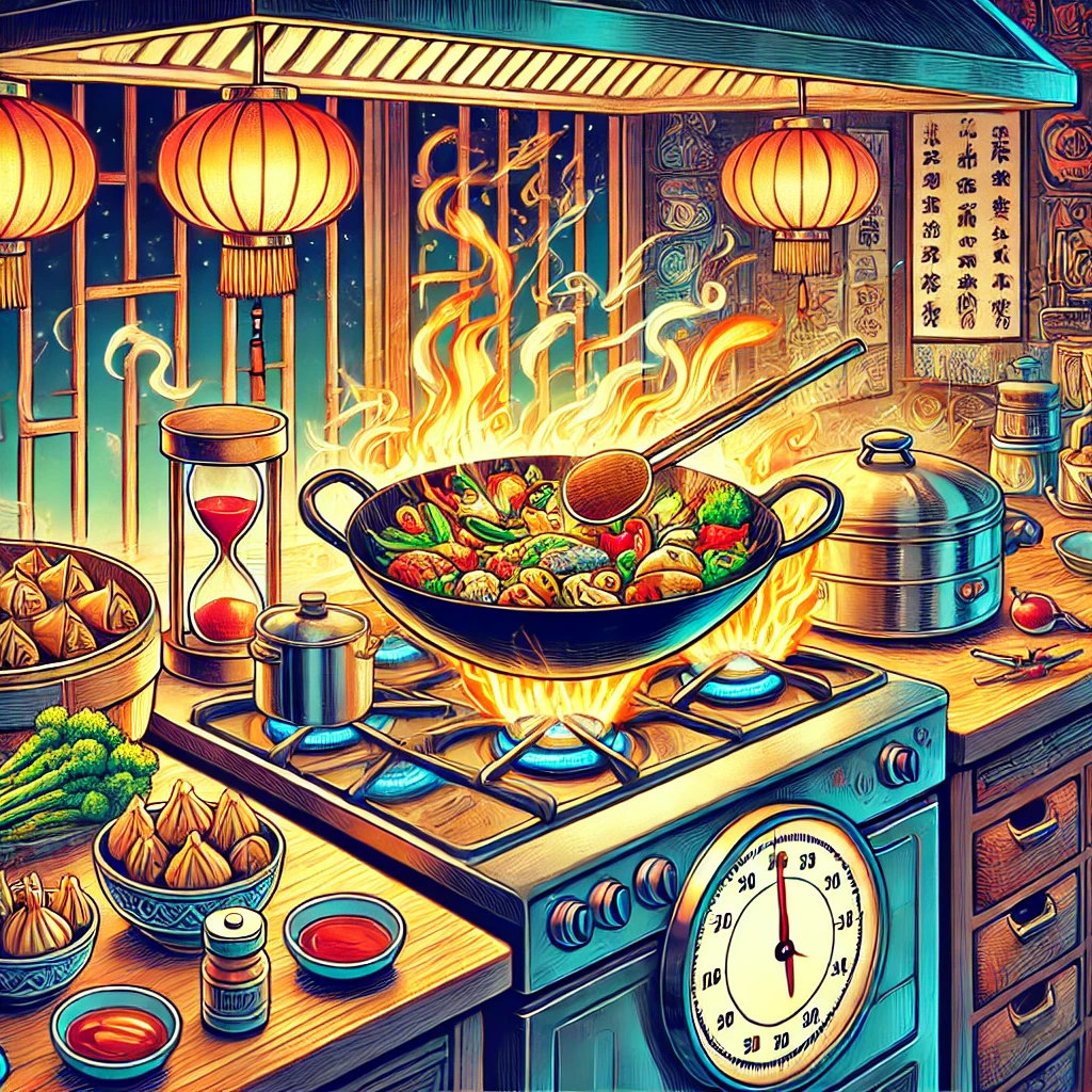 Chinese Dish Cooking Time Calculator