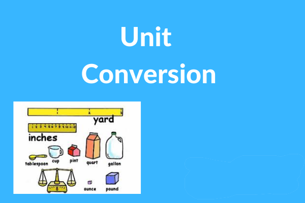 Unit Conversions